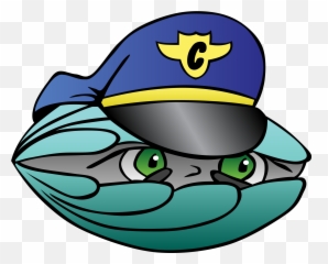 Police Officer Image - Clam Clip Art Emoji