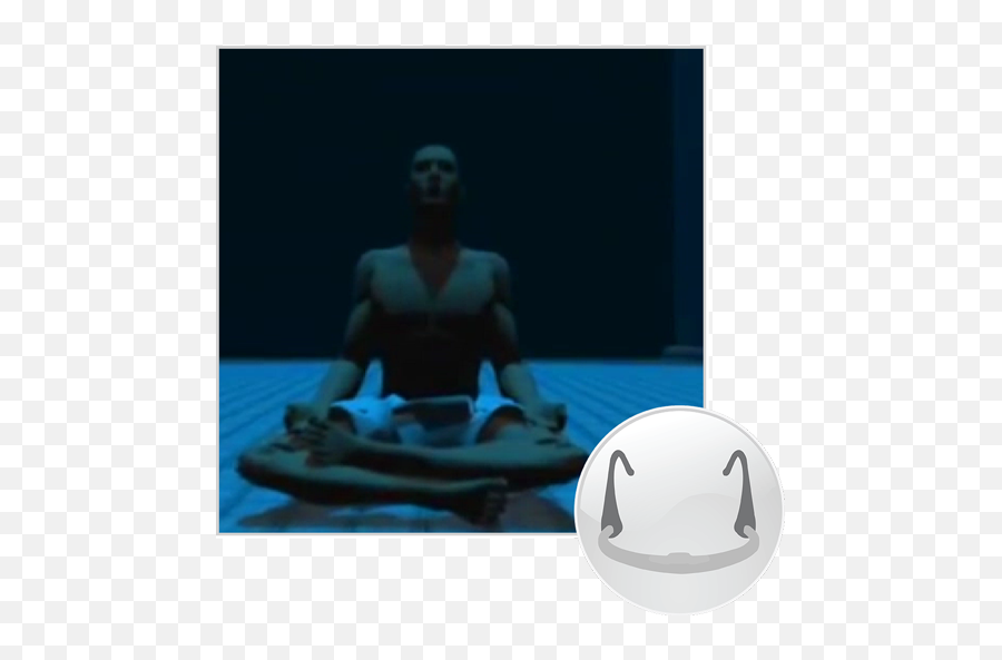 Meditation 1 - Sitting Emoji,Meditation Emoticon