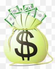 Money Bag Cartoon - Cartoon Transparent Background Money Bag Emoji,Cash Bag Emoji