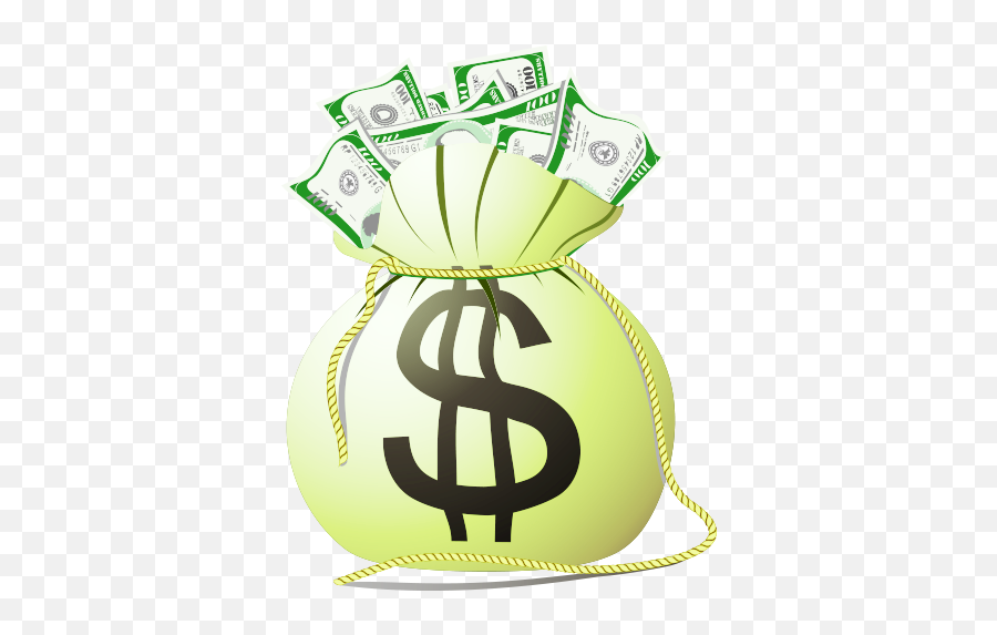 Money Bag Cartoon - Cartoon Transparent Background Money Bag Emoji,Cash Bag Emoji