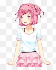 Natsuki Outfit Shoplook - Doki Doki Sad Natsuki Emoji,Emoji Skirt