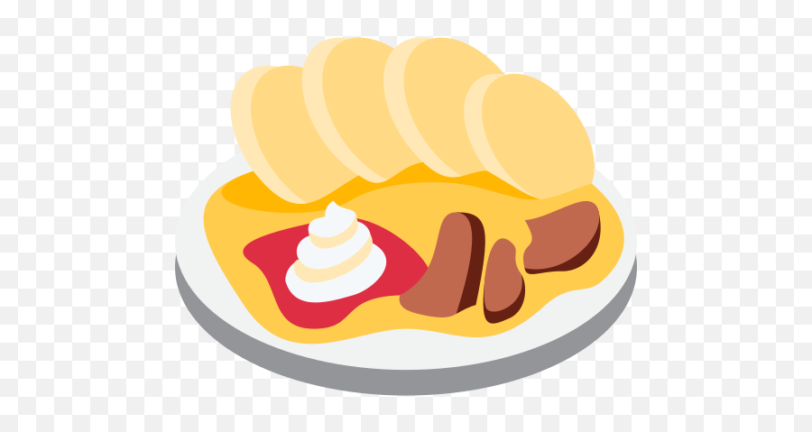 Svíková Na Smetan - Fast Food Emoji,Breakfast Emoji