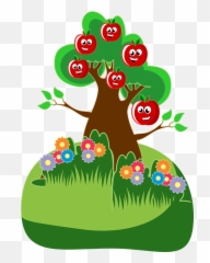 Free Green Apple Apple Illustrations - Happy Apple Tree Clipart Emoji,Strawberry Emoji