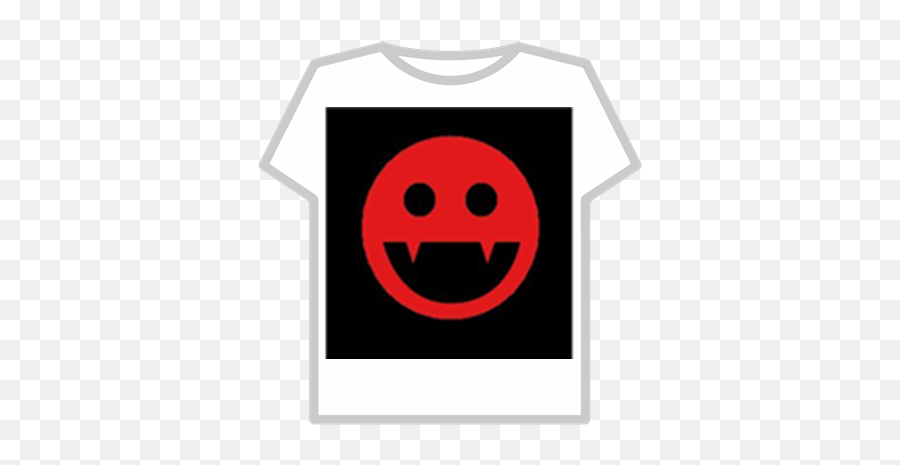 Vladimir Tod Vampire Smiley - Roblox Dark T Shirt Emoji,Vampire Emoticon