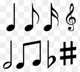 music musicnotes wholenote flat trebleclef natnat - Note De Musique Symbole Emoji