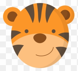 Tiger Face Clipart At Getdrawings - Cute Head Cartoon Emoji