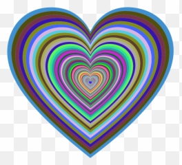 Download Free png Psychedelic Hearts Tunnel - DLPNGcom Tunel Coração Emoji