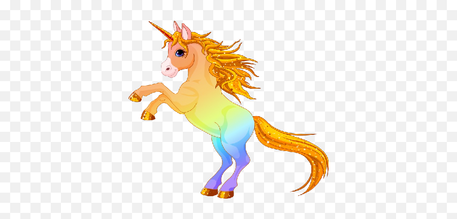 Cute Unicorn Clip Art Cartoon Animal Images Tattoos - Clipartix Imagen De Unicornio Coloreado Emoji,Unicorn Emoji Hat