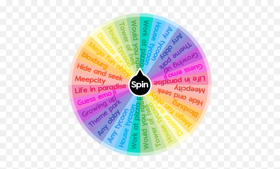 Roblox Game Spin The Wheel App - Bloxburg Spinning Wheel For Houses Emoji,Emoji In Roblox
