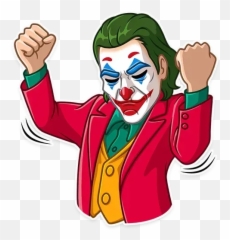 Joker Whatsapp Stickers - Stickers Cloud Joker Telegram Stickers Emoji,Joker Emoji