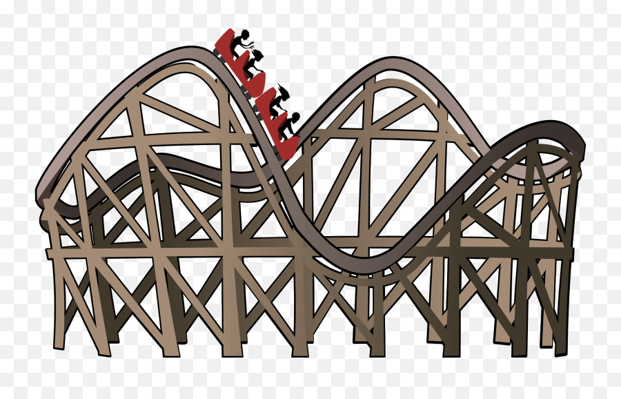 Roller Coaster Clipart - Animated Roller Coaster Gif Emoji,Roller Coaster Emoji