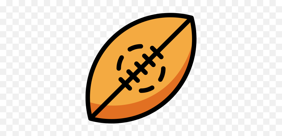 Rugby Football Emoji - Rugby Football,Rugby Ball Emoji