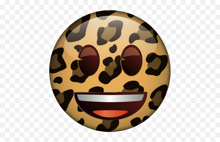 Face With Leopard Print - Circle Emoji,Emoji Pictures To Print