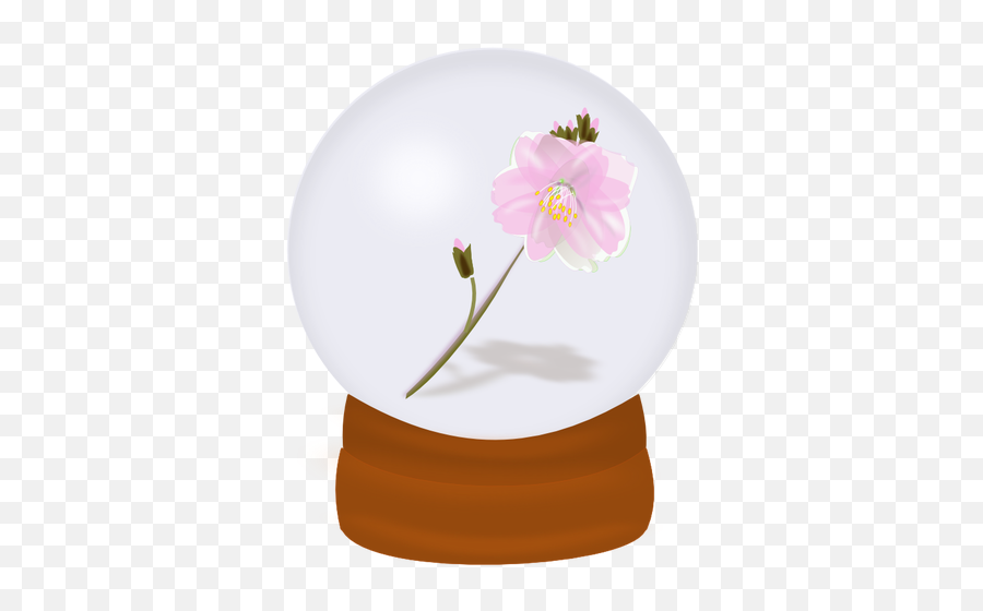 Vector Drawing Of Flower Globe - Vector Graphics Emoji,Bouquet Of Flowers Emoji