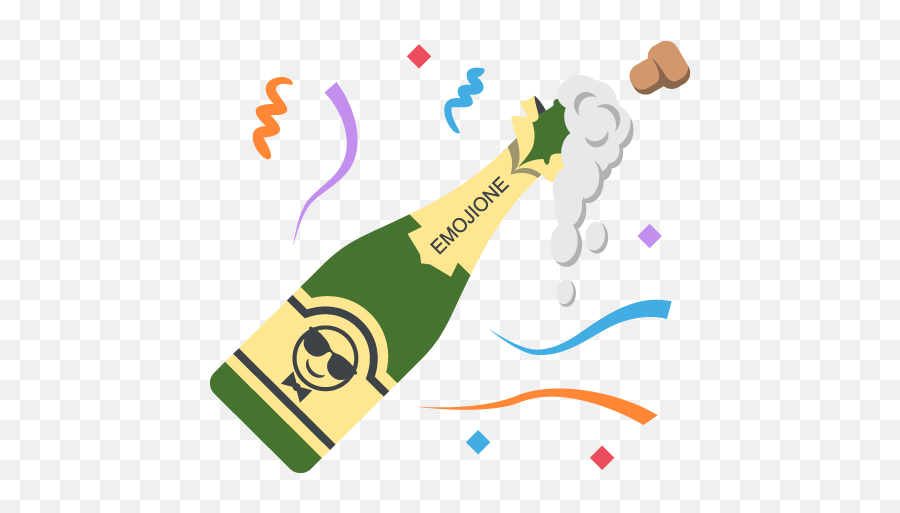 Champagne Emoji Transparent Png - Champagne Emojis Art,Champagne Emoji Png