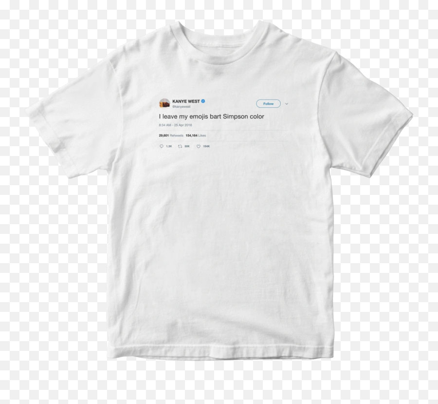 Kanye West - Tee Tweets Emoji,Shirt Emojis
