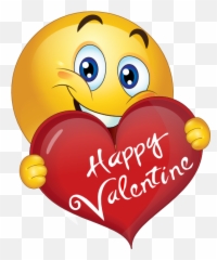 Happy Valentine Boy Smiley Emoticon Emoji Clipart - Animated Emoji Happy Valentines Day,Boy Emoji