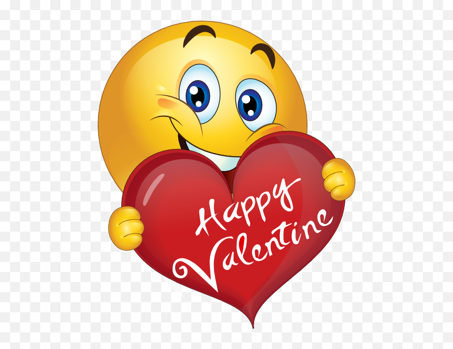 Happy Valentine Boy Smiley Emoticon Emoji Clipart - Animated Emoji Happy Valentines Day,Boy Emoji