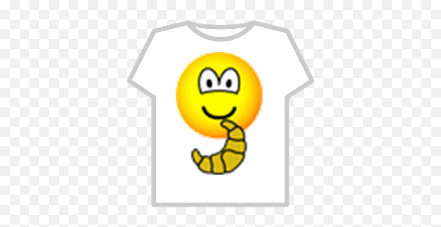 Eating Croissant Smiley - T Shirt Png Roblox Emoji,Eating Emoticon