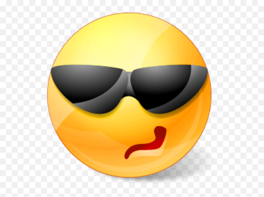 Download Emoji Funny Face Png Png Image - Cool Ico,Emoji Cool Face