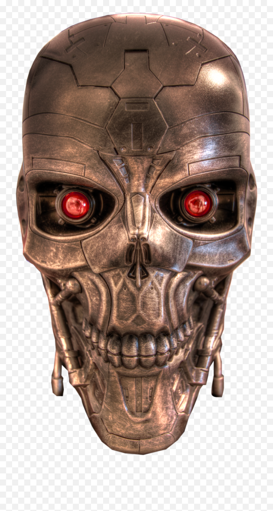 Terminator Head Png - Terminator Png Head Emoji,Star Gun Bomb Emoji
