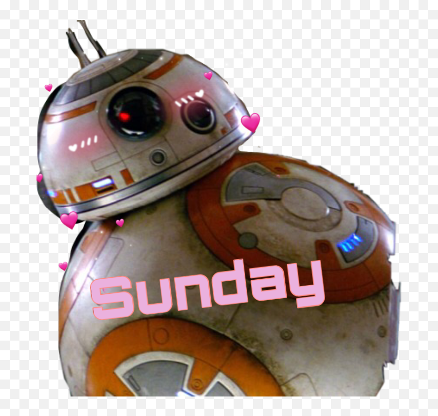 Sunday Bb8 Starwars Love - Star Wars Battlefront 2 Bb8 Emoji,Bb8 Emoji