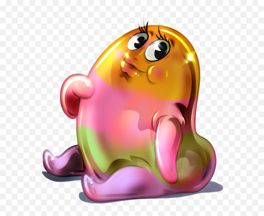 Free Thick Nature Images - Cute Jelly Bean Cartoon Emoji,Eye Roll Emoticon