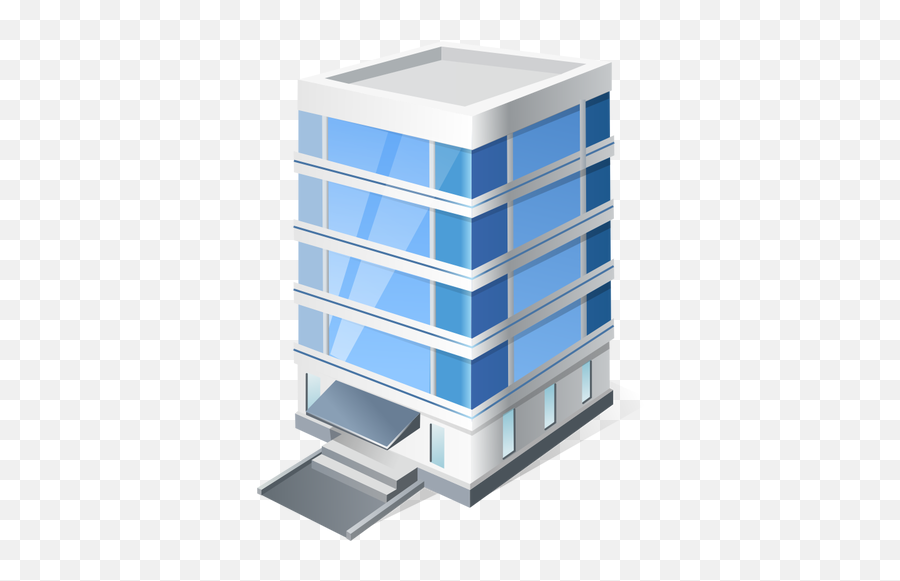 Vector Graphics Of Four Storey Office - Company Clip Art Emoji,Eiffel Tower Emoticon