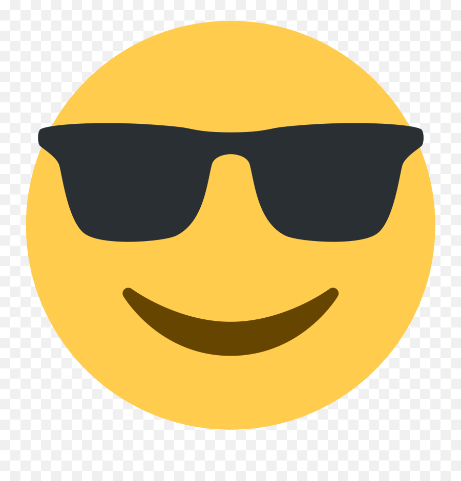 Pin - Sunglasses Emoji Twitter,Emoji Cake