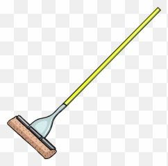 Mop Tool Cleaning House Cleaner - Clip Art Emoji