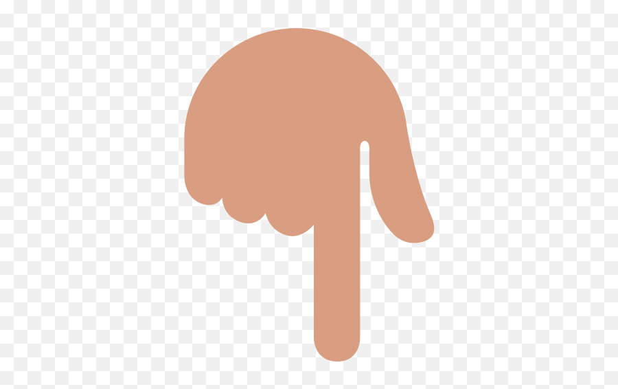Twemoji 1f447 - Dedo Indice Hacia Abajo,Tail Emoji