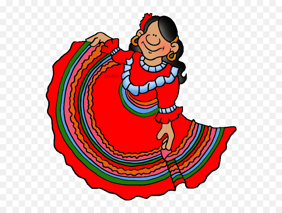 Dancer Clipart Hispanic Dancer - Mexican Hat Dance Clipart Emoji,Twin Dancer Emoji
