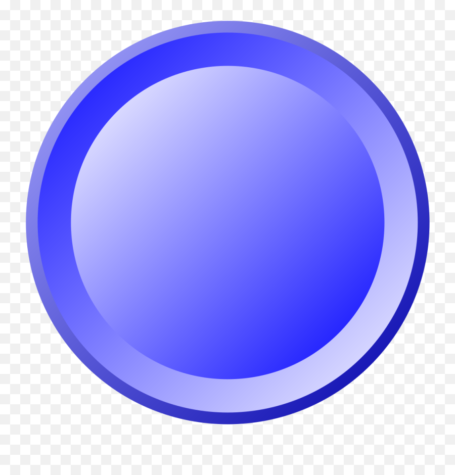 Blue Round Button - Round Button In Png Emoji,Wtf Emoji Png