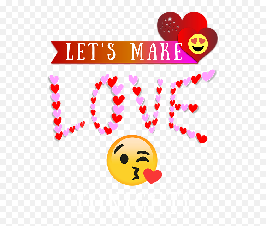 Lets Make Love Tonight Emoji Spiral Notebook - Portable Network Graphics,100 Percent Emoji