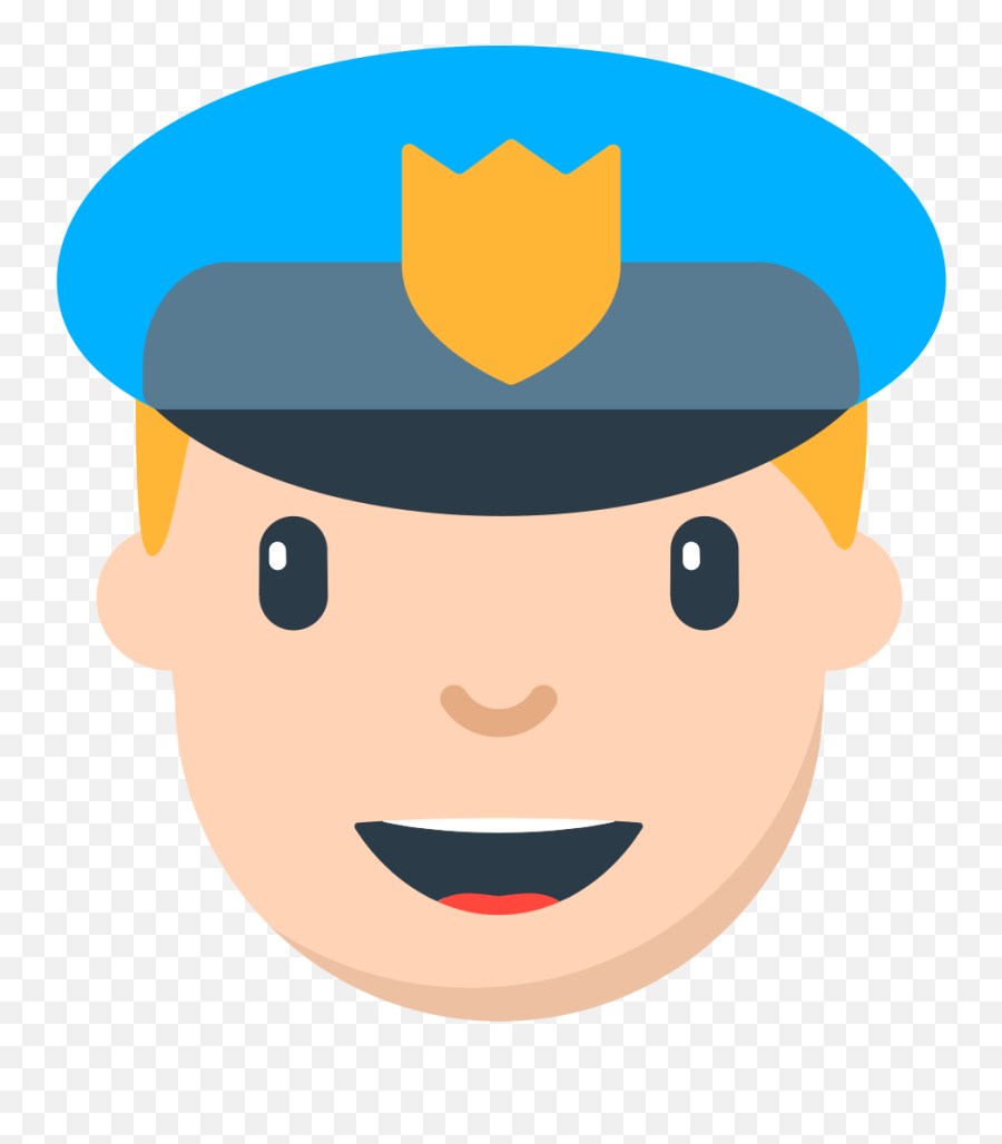 Fxemoji U1f46e - Police Officer Cartoon Face,Fighting Emoji