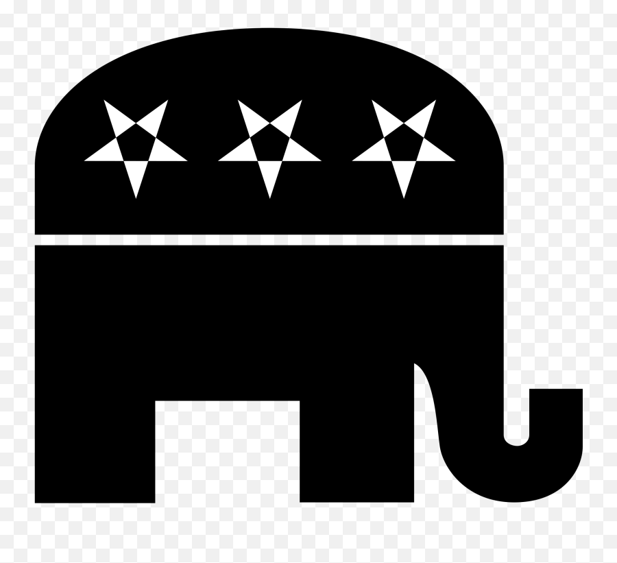 Free Republican Elephant Transparent Background Download - Republican Elephant Black And White Emoji,Elephant Emoji