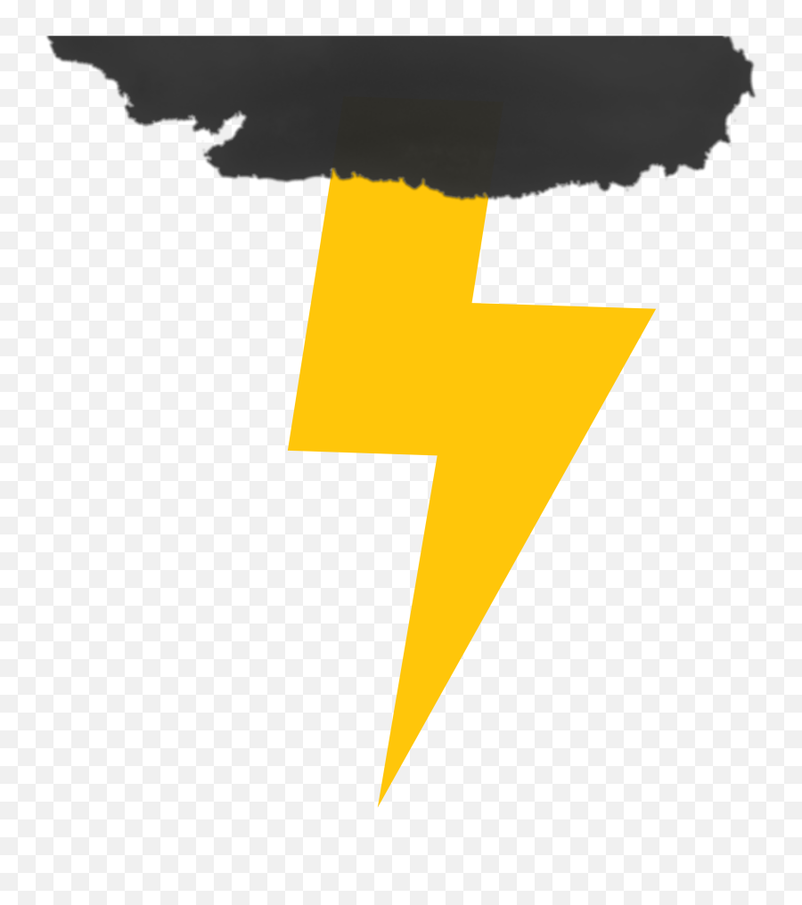 Its A Thunder Storm - Graphic Design Emoji,Thunderstorm Emoji