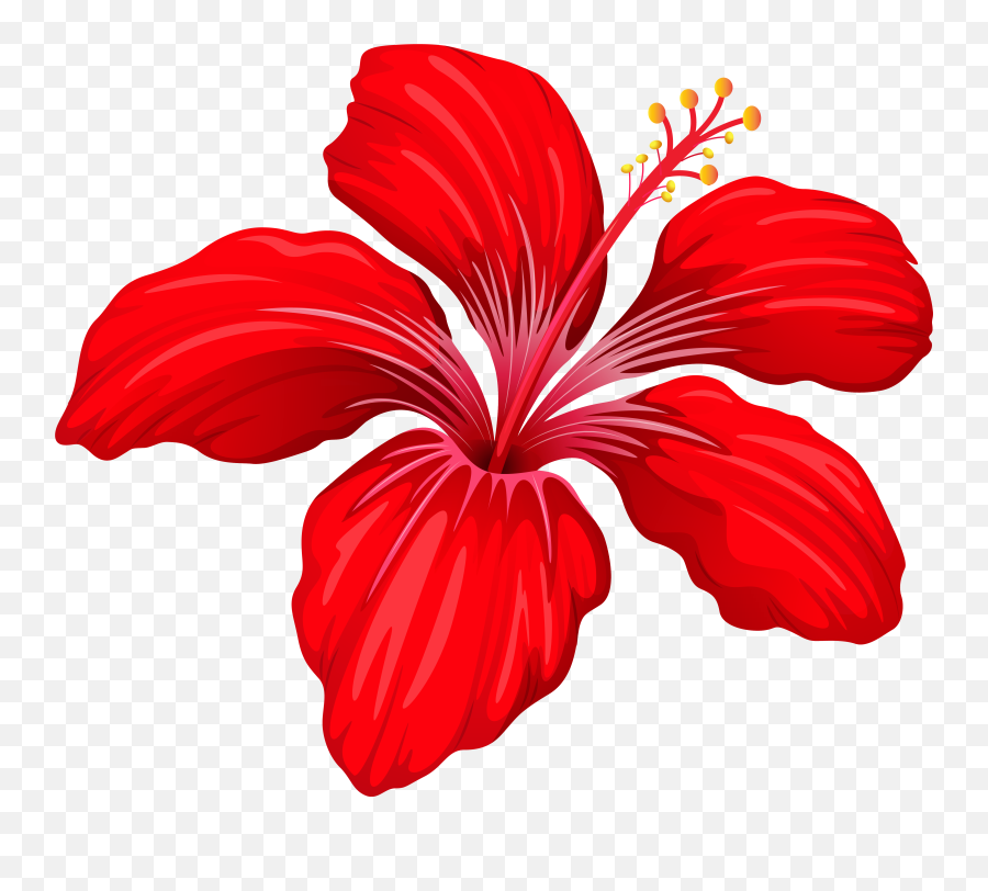 Red Flower Clipart Png - Clipart Red Flowers Png Emoji,Red Flower Emoji