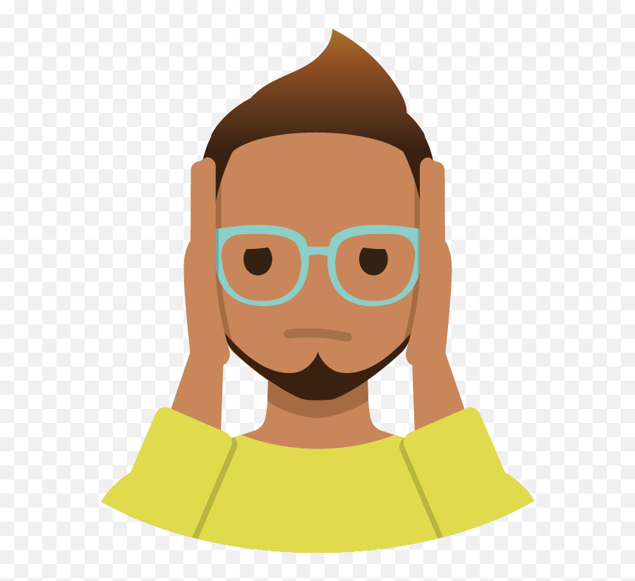 Camhs Dorset - Cartoon Stressed Person Transparent Emoji,Emotions Face