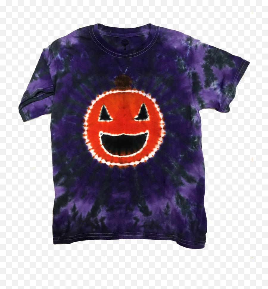 Tie Dye Pumpkin - Crescent Emoji,Pumpkin Emoticon