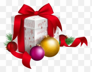 Xmas Gift Clipart Png - Transparent Christmas Gift Png Emoji,Christmas Present Emoji
