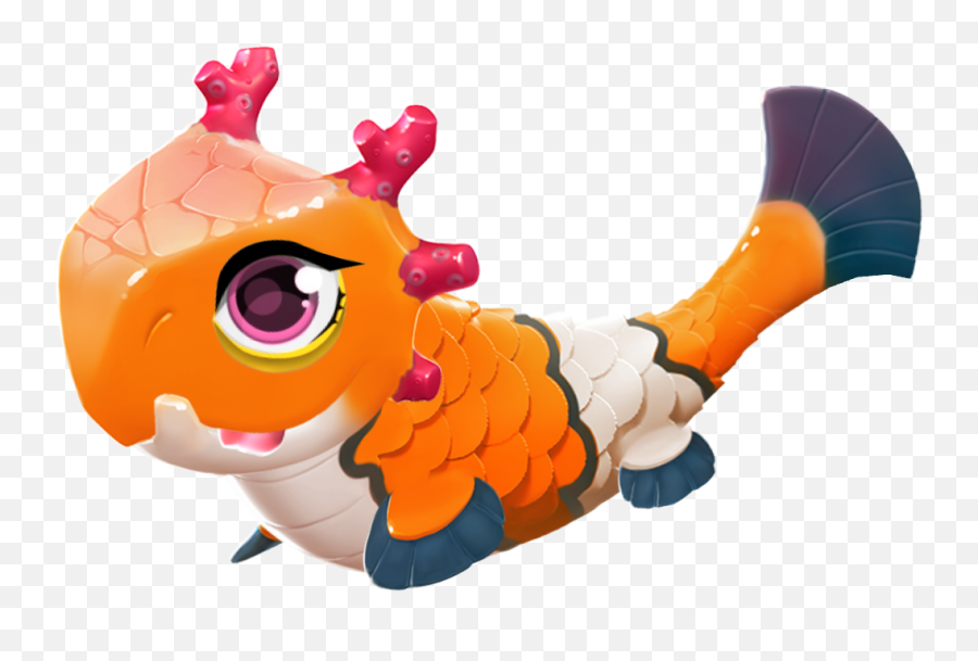Dragon Mania Clownfish Dragon Clipart - Dragon Mania Legends Clownfish Dragon Emoji,Clown Fish Emoji