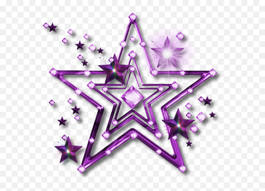 Clipart Stars Purple Clipart Stars Purple Transparent Free - Purple And Gold Stars Emoji,Jewish Star Emoji