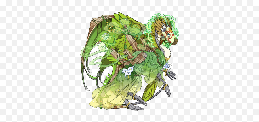 I Have Become Obsessed With Green Dragon Share Flight Rising - Venus Fly Trap Dragon Emoji,Grasshopper Emoji