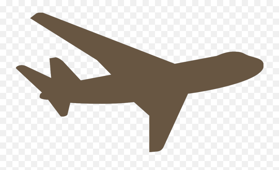 Brown Plane Png Svg Clip Art For Web - Download Clip Art Plane Cutout Emoji,Plane Emoji Png