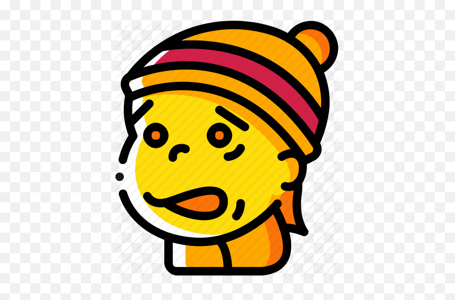 Avatars Boy Cartoon Cold Emoji - Cold Boy Cartoon Face,Emoji Cold