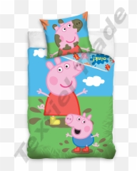 3x Peppa Pig Duvet Cover - Pociel 140 Na 200 Emoji