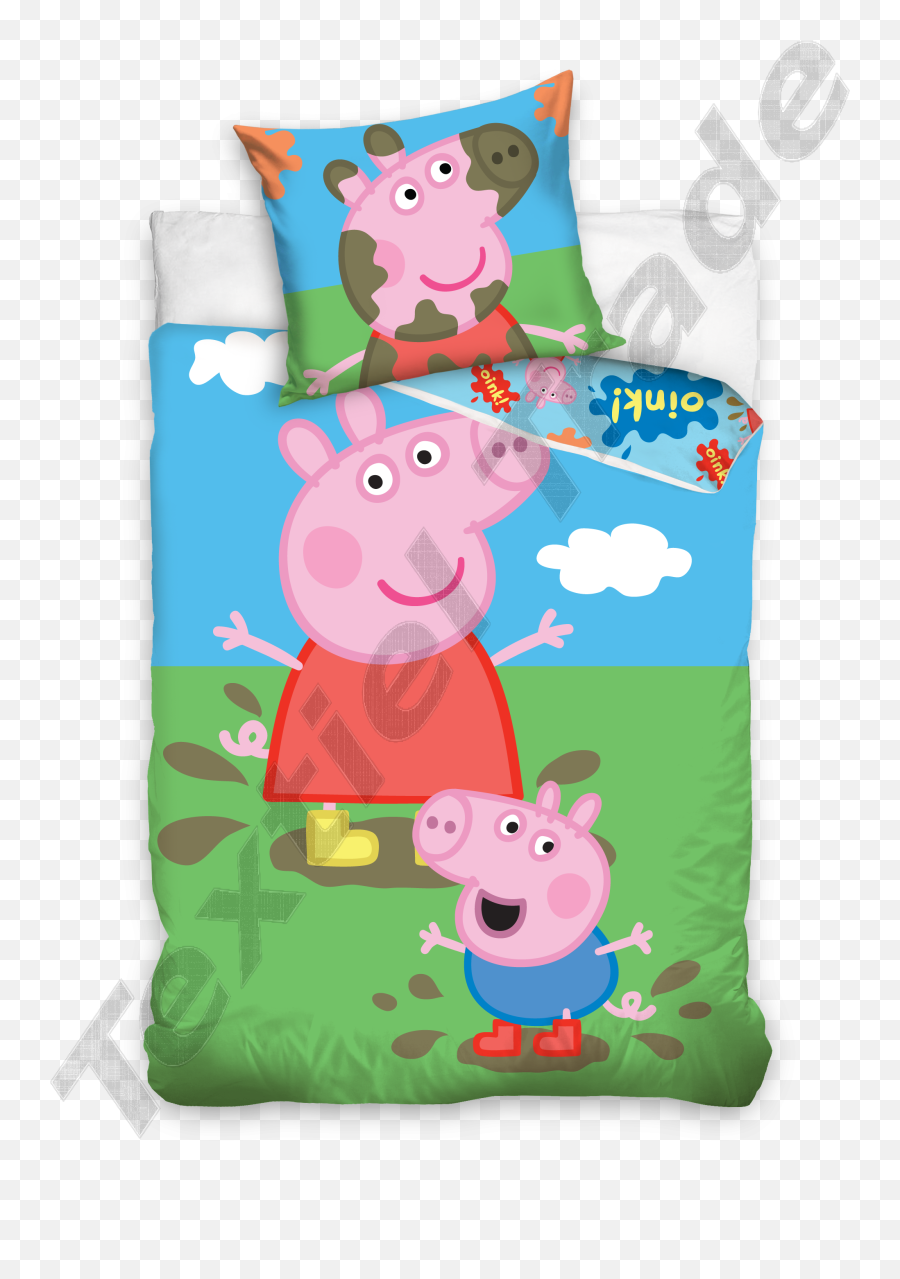 3x Peppa Pig Duvet Cover - Pociel 140 Na 200 Peppa Emoji,Emoji Bed Covers