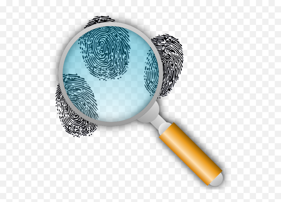 Slight Magnification - Fingerprint And Magnifying Glass Clipart Emoji,Frying Pan Emoji