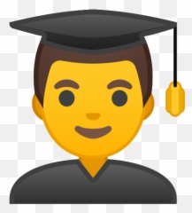 Man Student Emoji Meaning With Pictures - Student Emoji,Graduation Cap Emoji